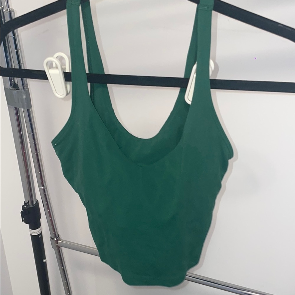 lululemon athletica Green Fitted align tank — worn once